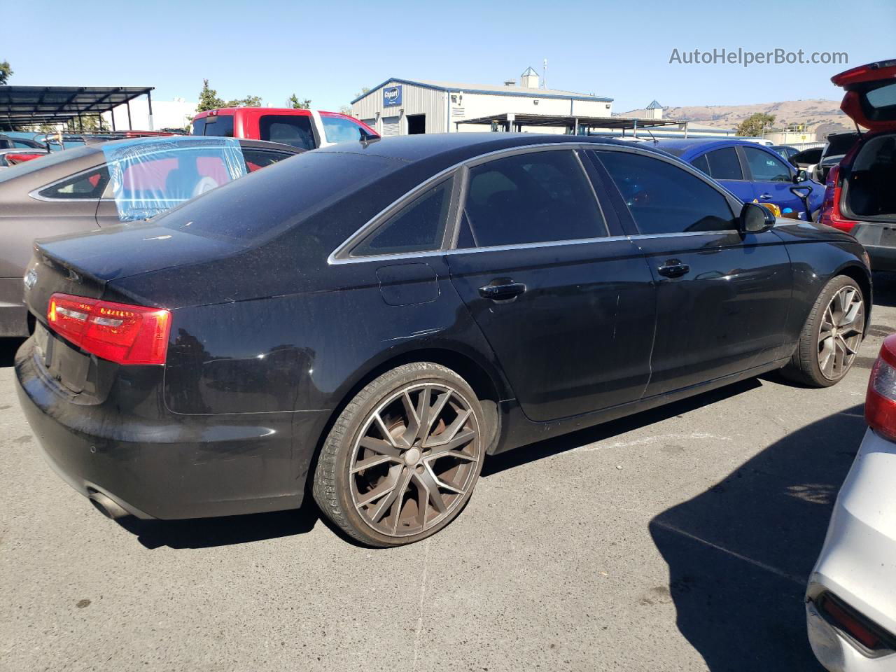 2014 Audi A6 Premium Plus Black vin: WAUGFAFC4EN148633