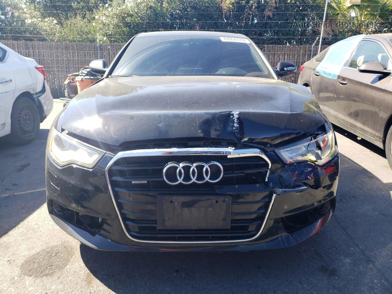 2014 Audi A6 Premium Plus Black vin: WAUGFAFC4EN148633