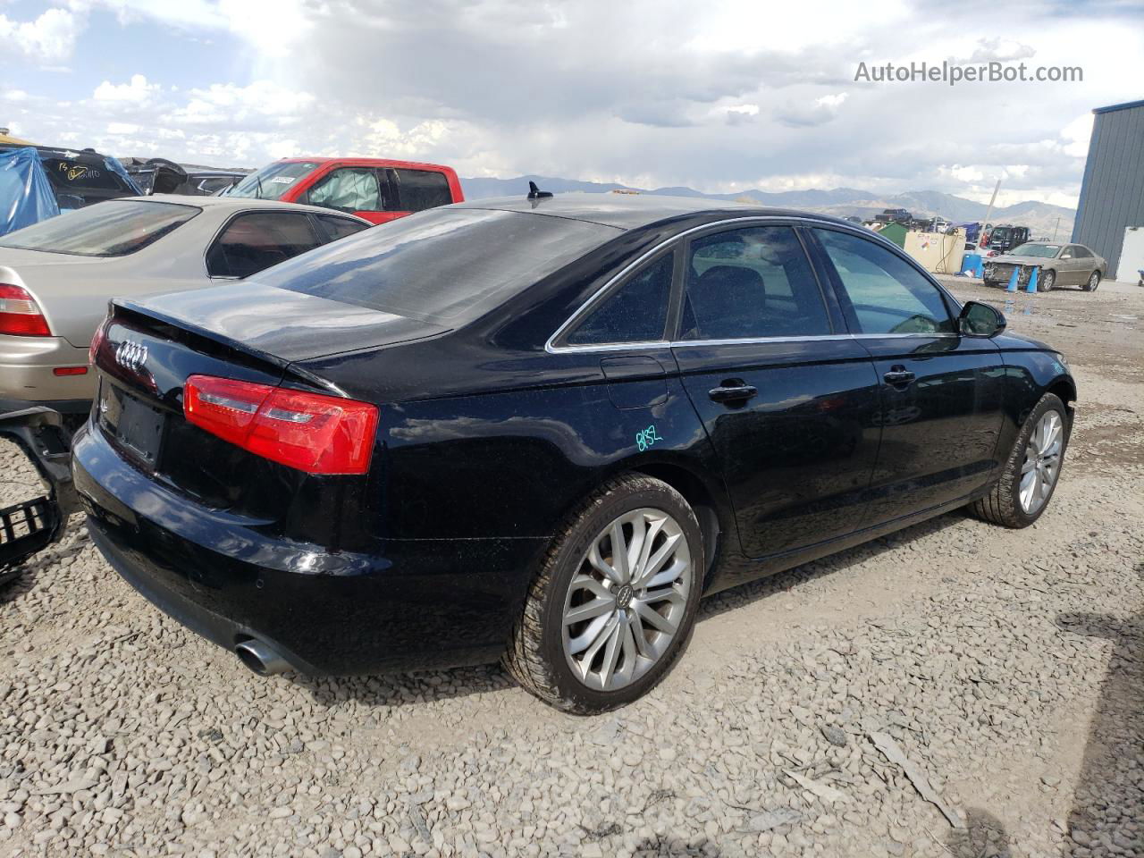 2014 Audi A6 Premium Plus Black vin: WAUGFAFC4EN151192