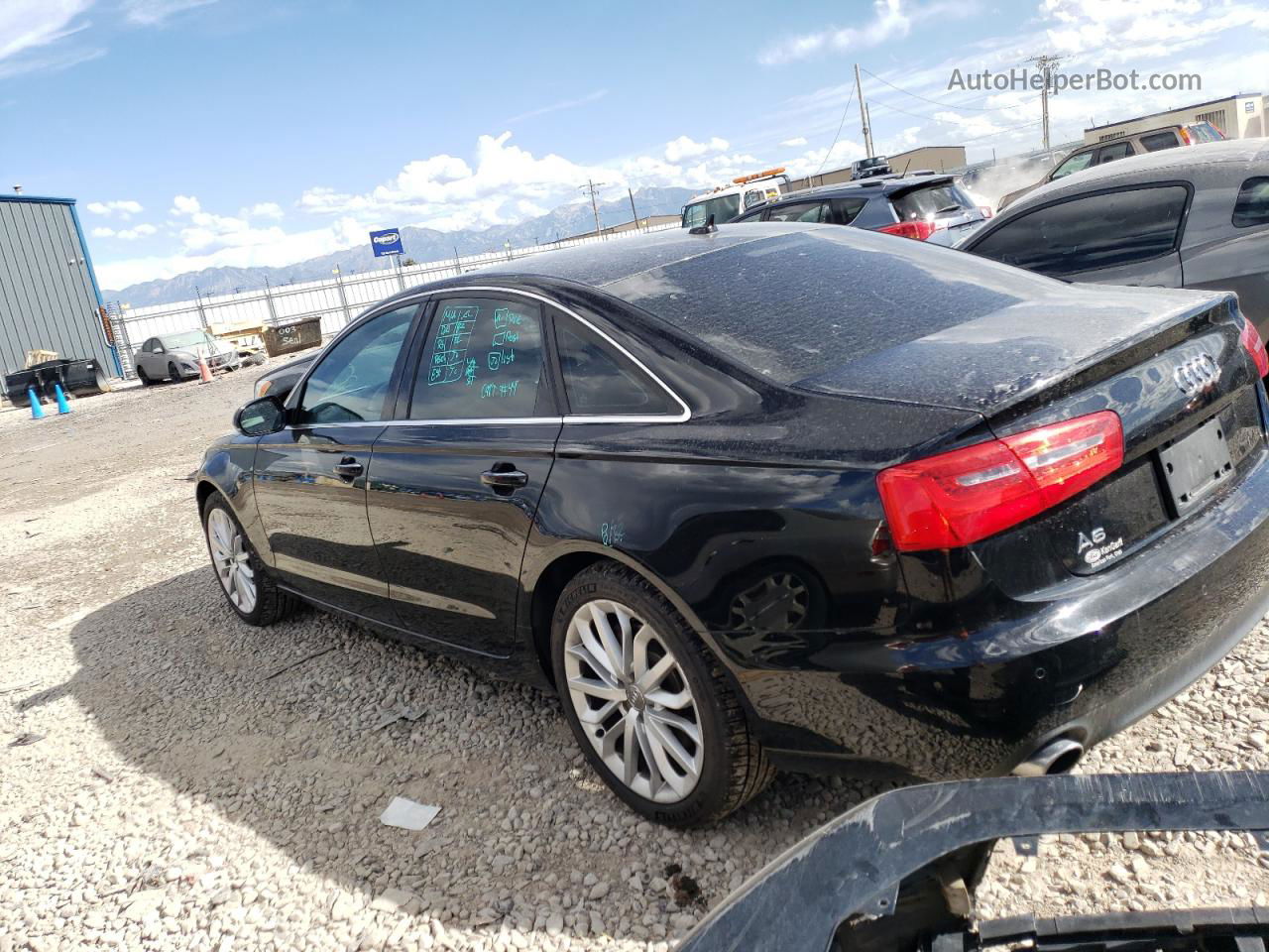 2014 Audi A6 Premium Plus Black vin: WAUGFAFC4EN151192