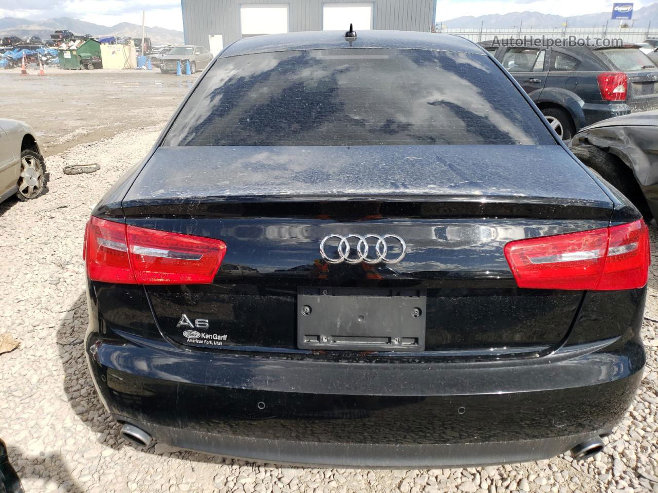 2014 Audi A6 Premium Plus Black vin: WAUGFAFC4EN151192