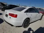 2014 Audi A6 Premium Plus Белый vin: WAUGFAFC4EN157963