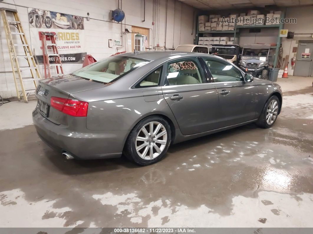 2013 Audi A6 2.0t Premium Серый vin: WAUGFAFC5DN021405