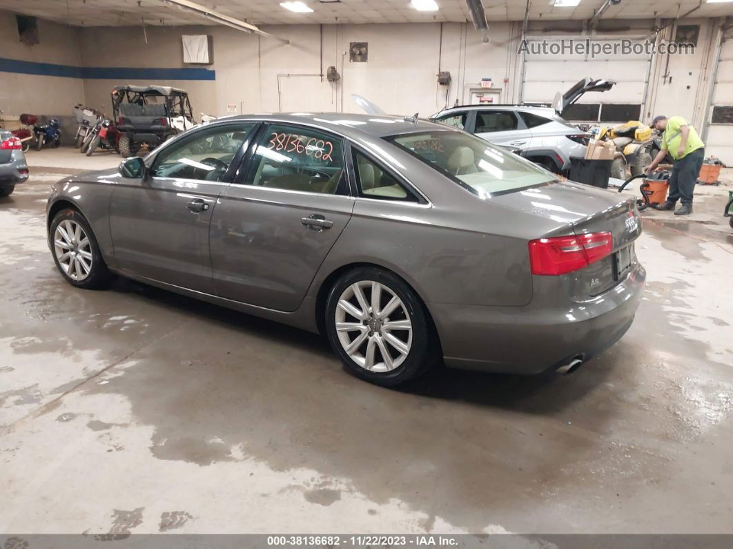 2013 Audi A6 2.0t Premium Серый vin: WAUGFAFC5DN021405