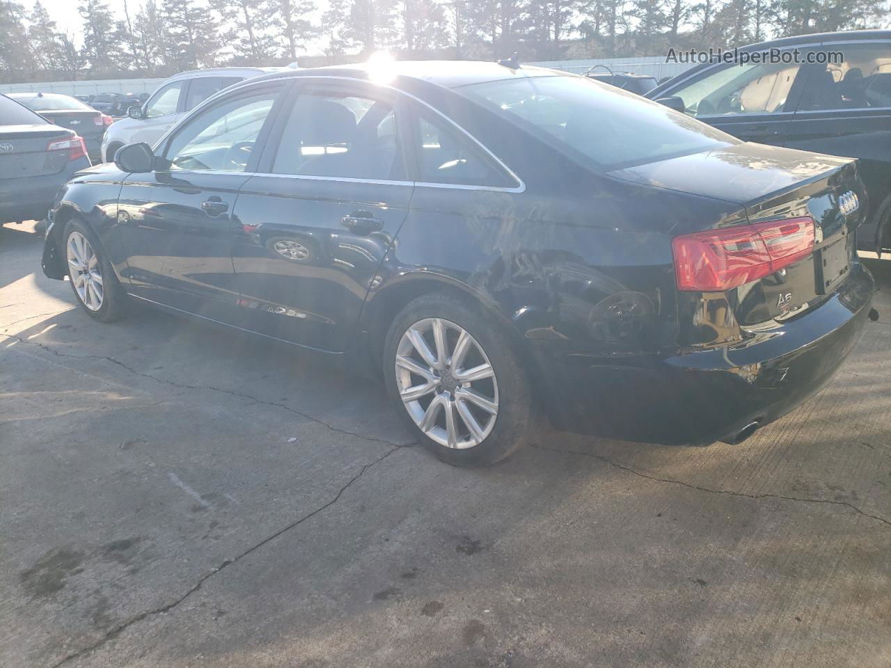 2013 Audi A6 Premium Plus Черный vin: WAUGFAFC5DN083483