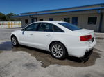 2013 Audi A6 Premium Plus White vin: WAUGFAFC5DN124551