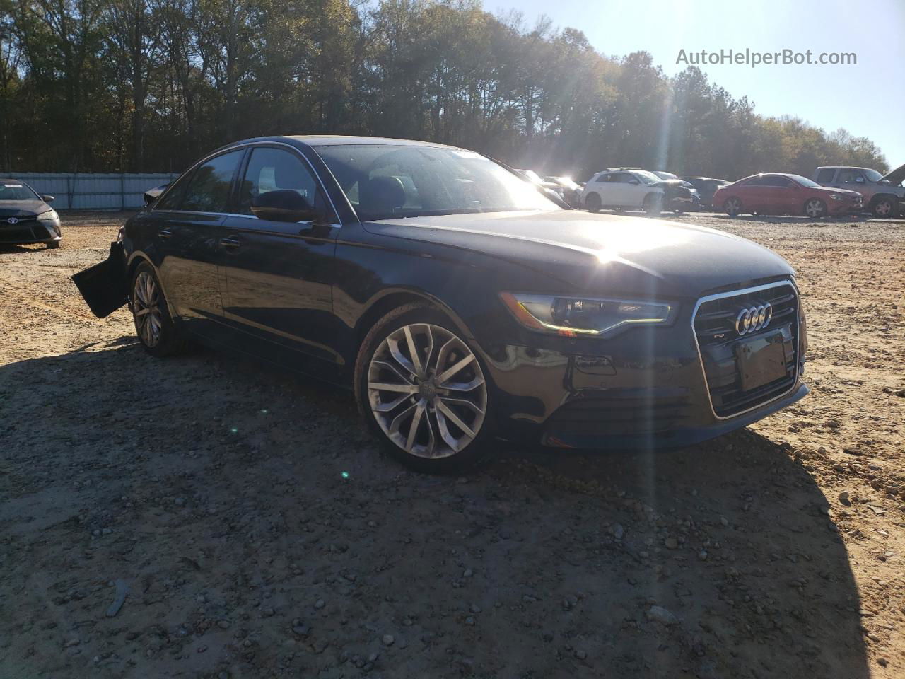 2013 Audi A6 Premium Plus Black vin: WAUGFAFC5DN137722