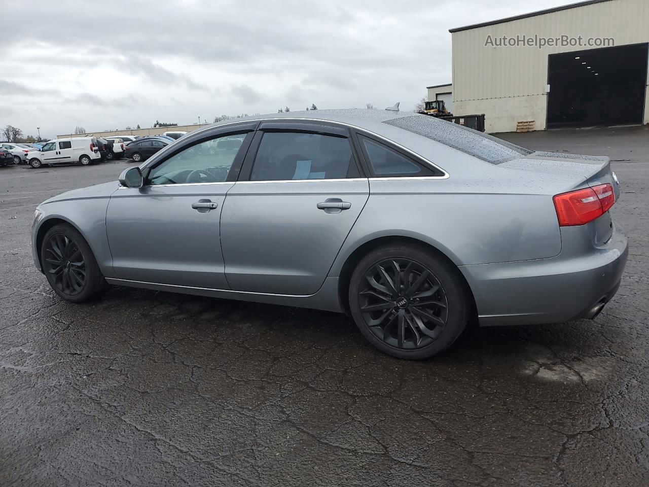 2014 Audi A6 Premium Plus Silver vin: WAUGFAFC5EN116564