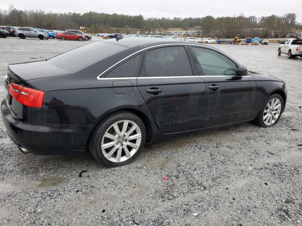 2014 Audi A6 Premium Plus Black vin: WAUGFAFC5EN159768