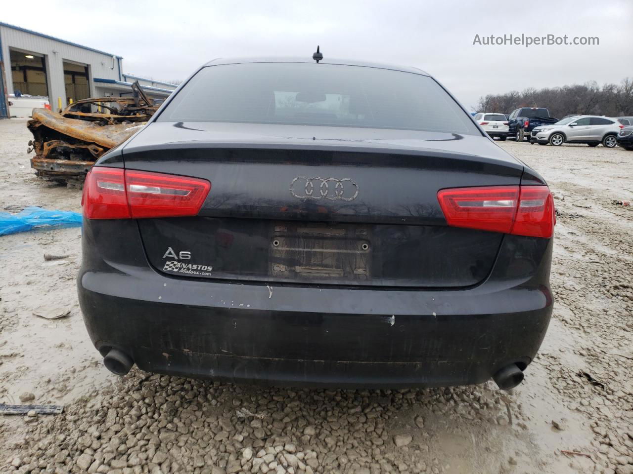 2014 Audi A6 Premium Plus Gray vin: WAUGFAFC6EN047920