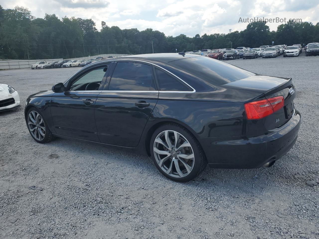 2014 Audi A6 Premium Plus Black vin: WAUGFAFC6EN057671