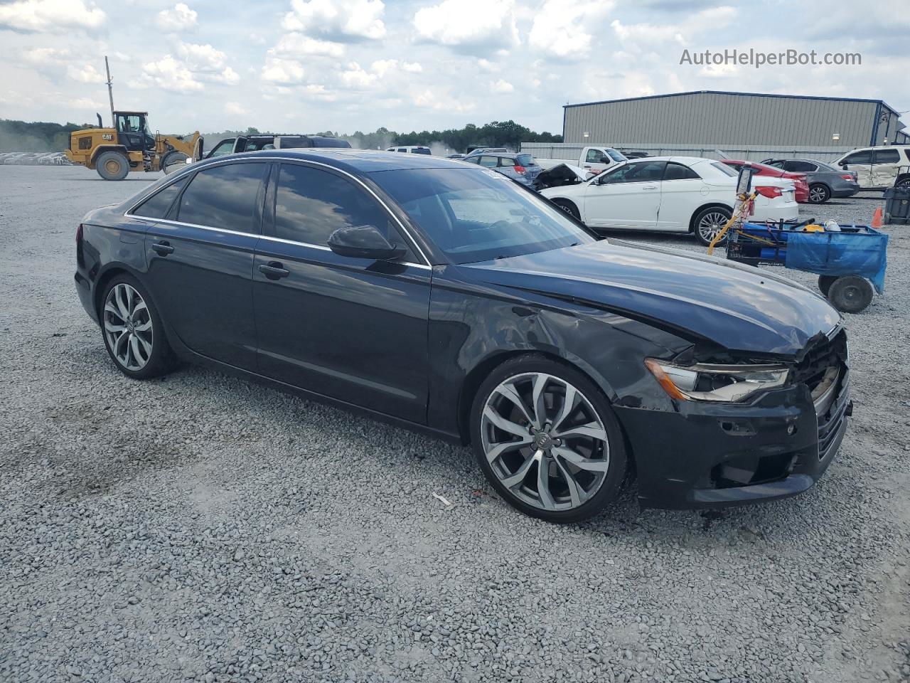 2014 Audi A6 Premium Plus Black vin: WAUGFAFC6EN057671