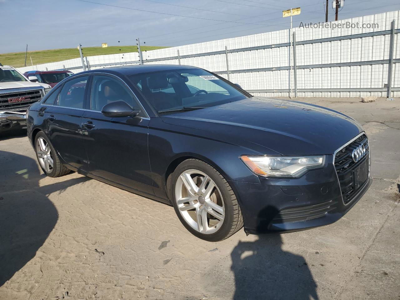 2014 Audi A6 Premium Plus Черный vin: WAUGFAFC6EN091321