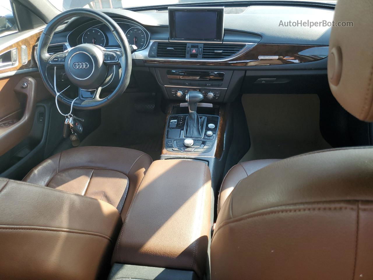 2014 Audi A6 Premium Plus Черный vin: WAUGFAFC6EN091321