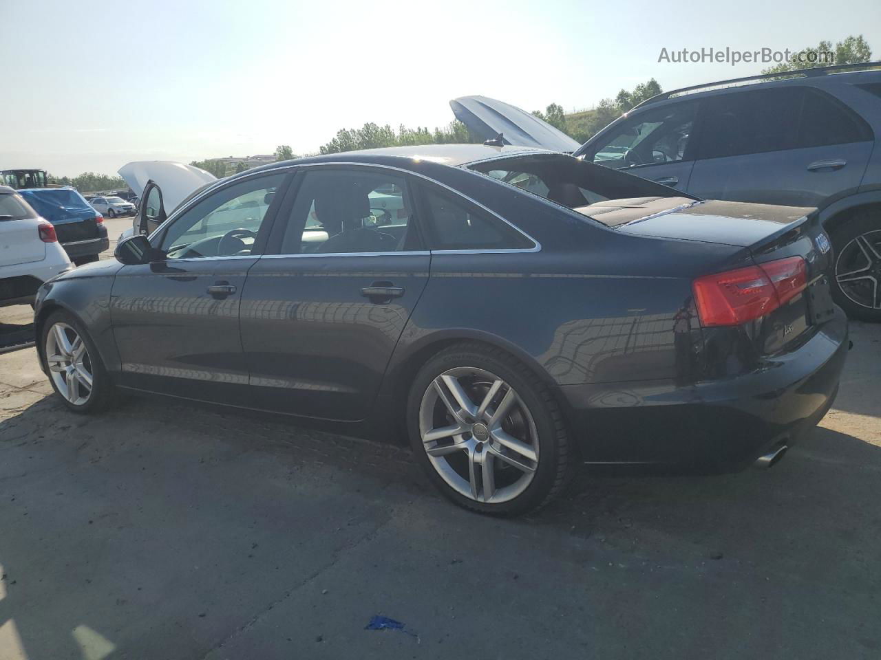 2014 Audi A6 Premium Plus Черный vin: WAUGFAFC6EN091321