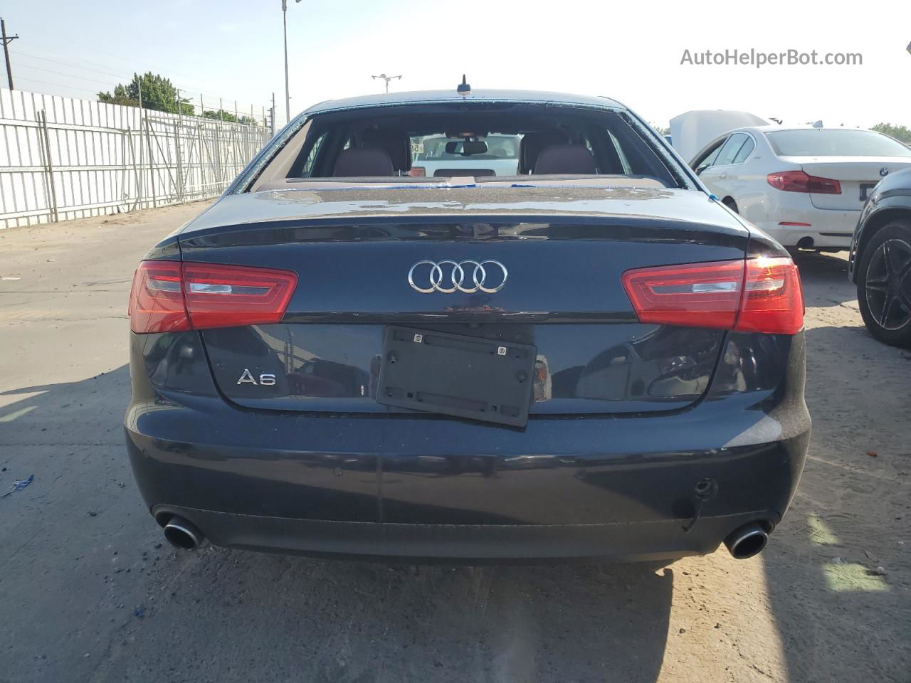 2014 Audi A6 Premium Plus Черный vin: WAUGFAFC6EN091321