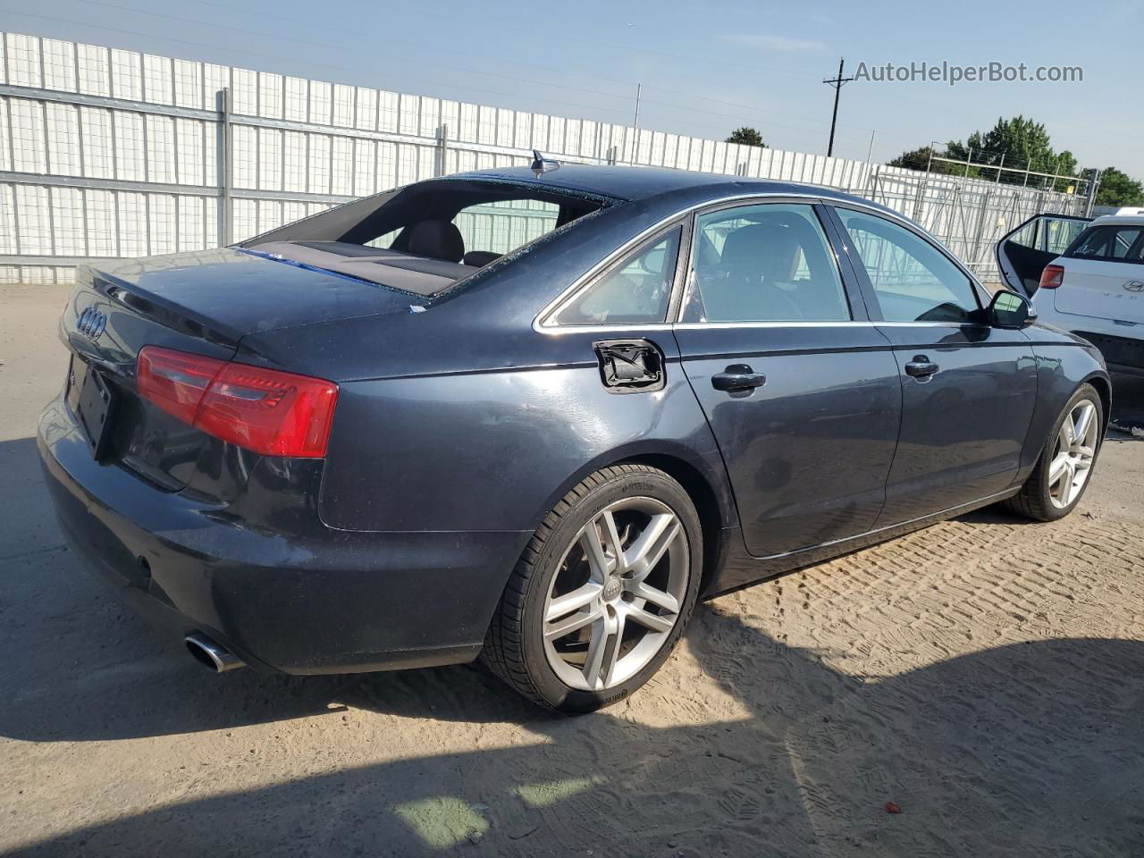 2014 Audi A6 Premium Plus Черный vin: WAUGFAFC6EN091321