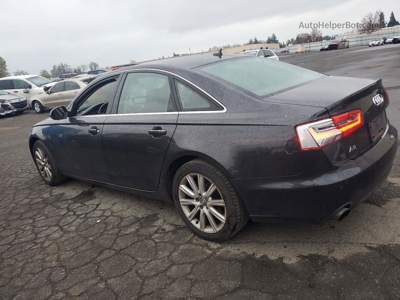 2013 Audi A6 Premium Plus Gray vin: WAUGFAFC7DN004363