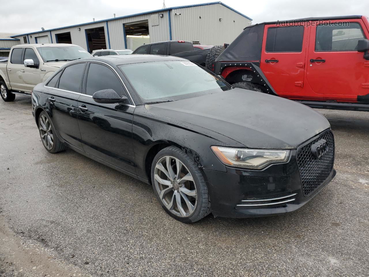 2013 Audi A6 Premium Plus Черный vin: WAUGFAFC7DN005691