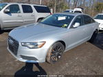 2013 Audi A6 2.0t Premium Silver vin: WAUGFAFC7DN050887