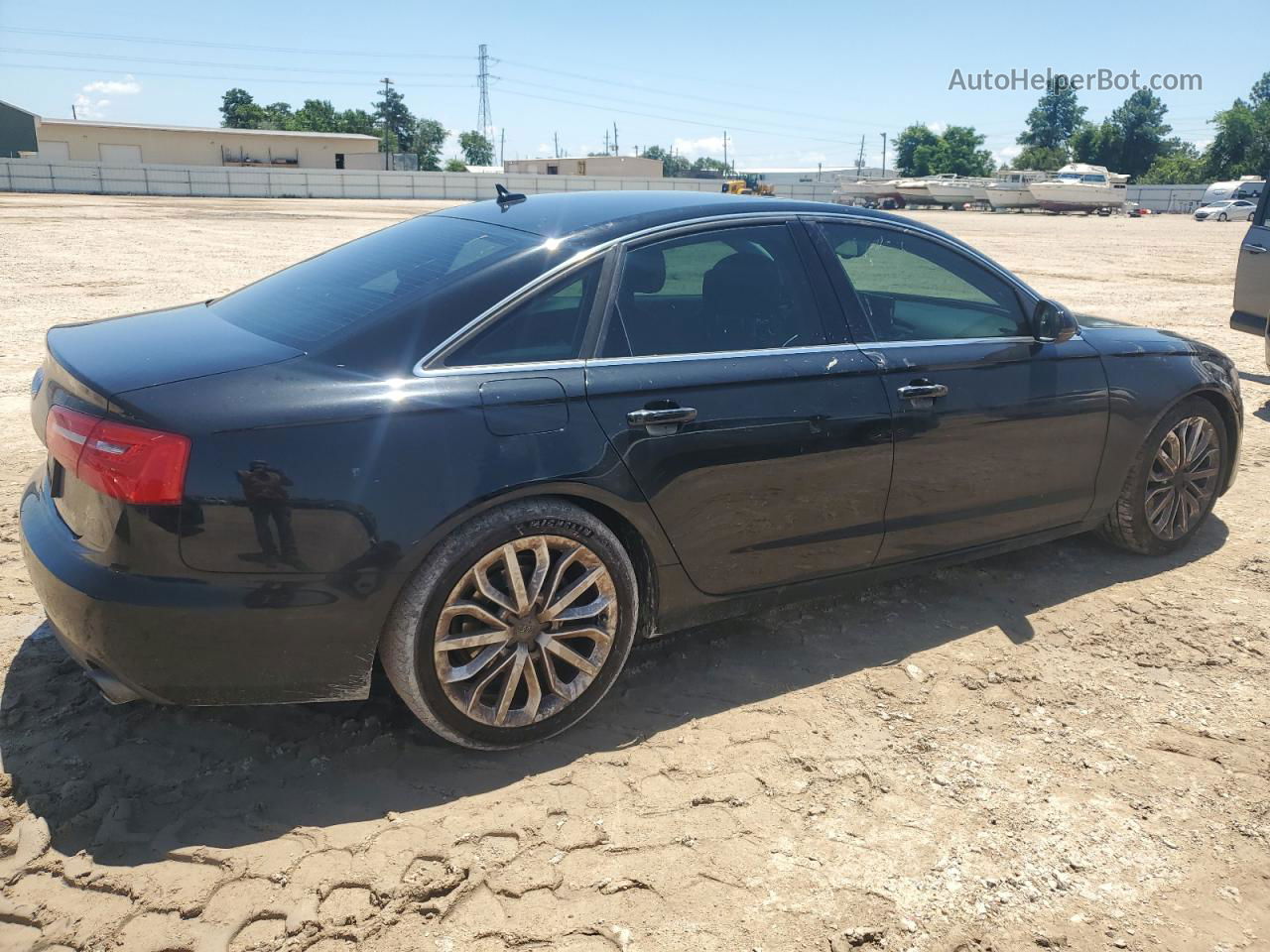 2013 Audi A6 Premium Plus Black vin: WAUGFAFC7DN053952