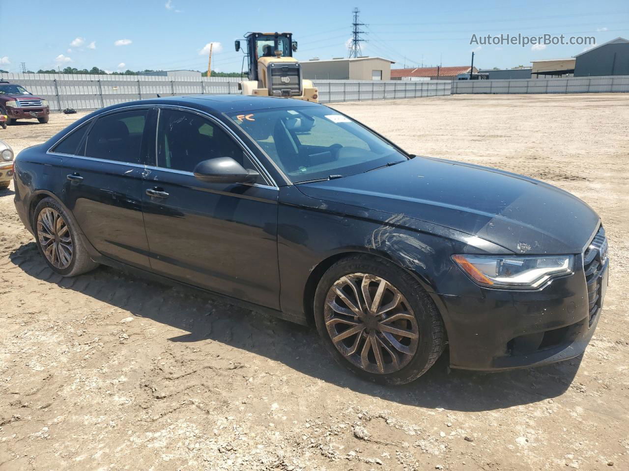 2013 Audi A6 Premium Plus Black vin: WAUGFAFC7DN053952