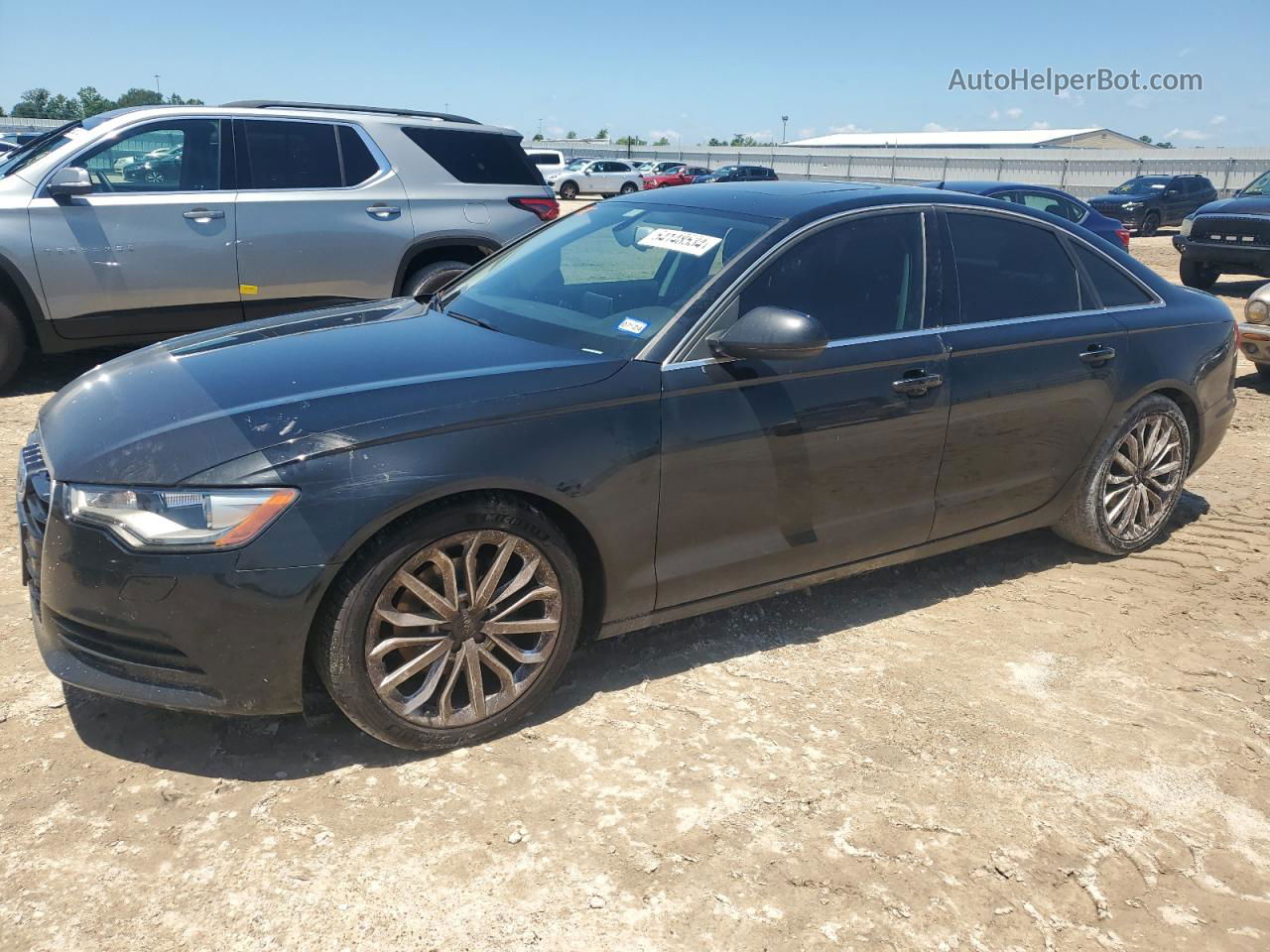 2013 Audi A6 Premium Plus Black vin: WAUGFAFC7DN053952