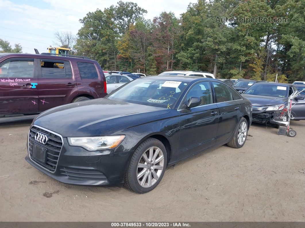 2013 Audi A6 2.0t Premium Plus Black vin: WAUGFAFC7DN076891