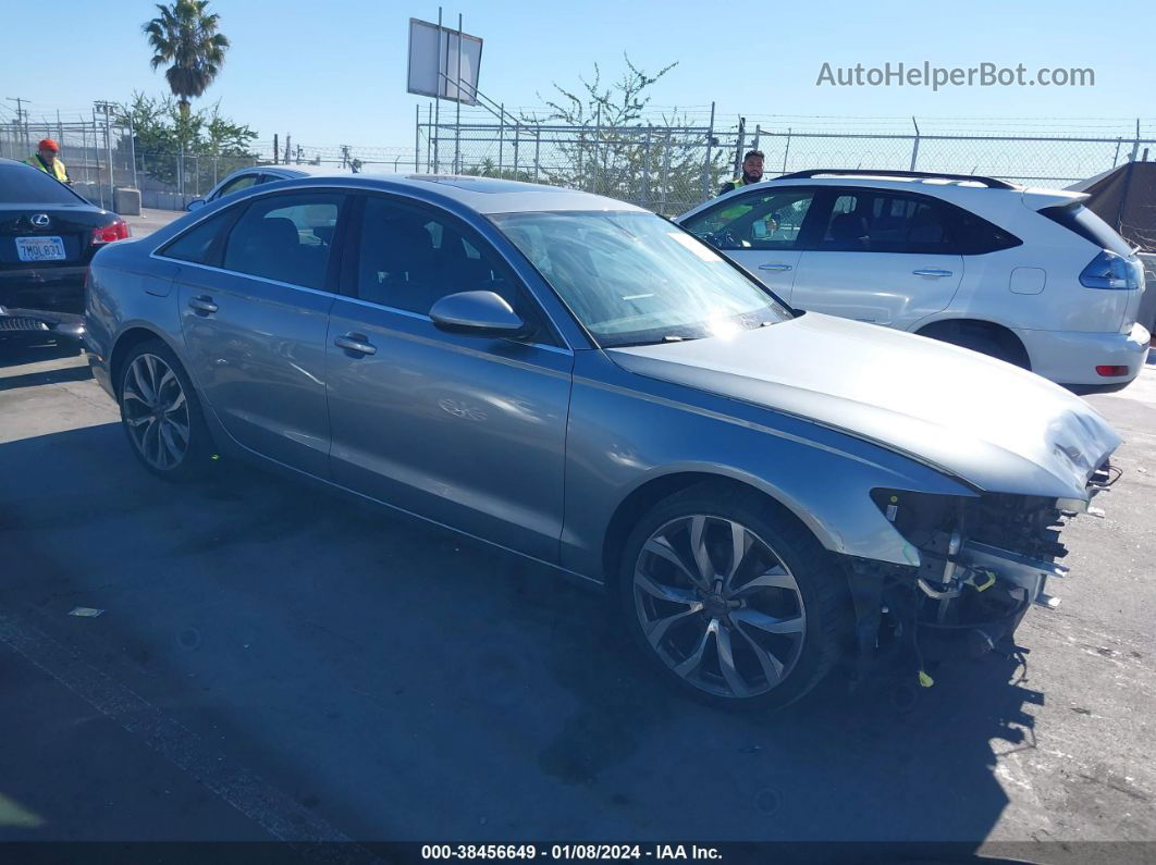 2013 Audi A6 2.0t Premium Gray vin: WAUGFAFC7DN101790