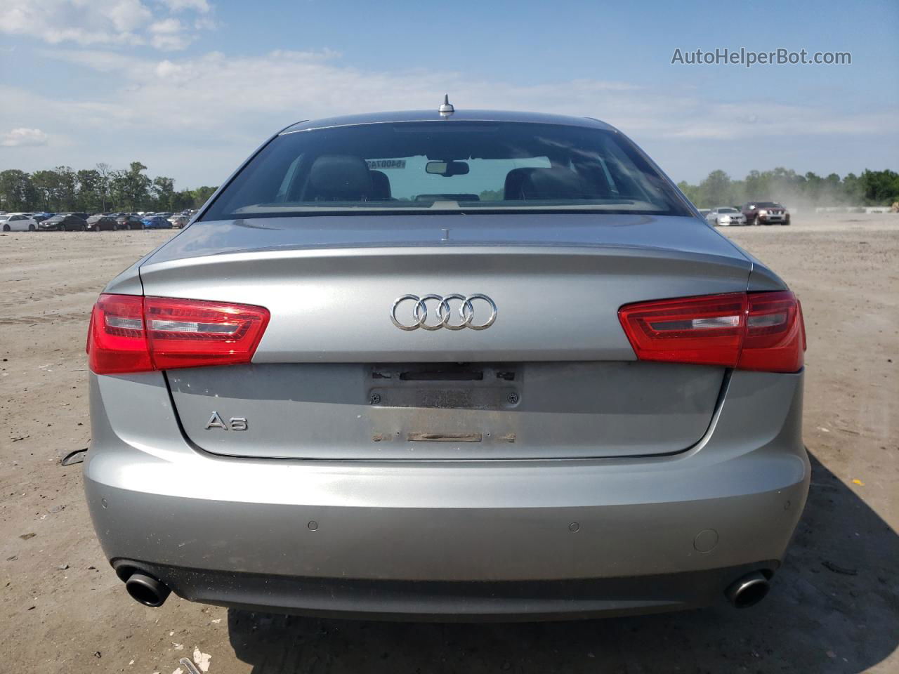 2013 Audi A6 Premium Plus Gray vin: WAUGFAFC7DN108254