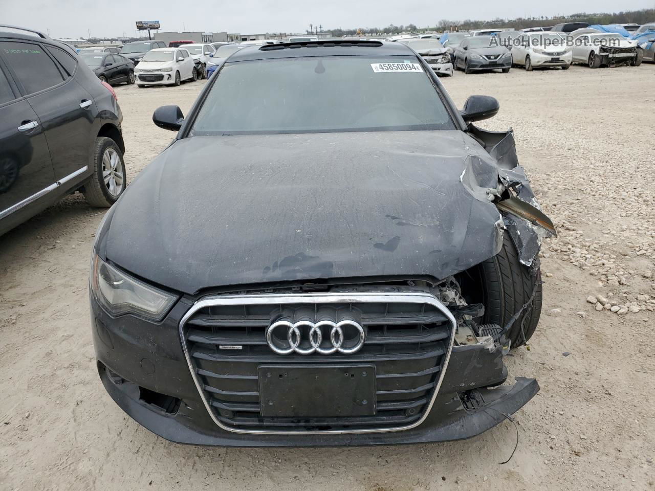 2013 Audi A6 Premium Plus Black vin: WAUGFAFC7DN146549