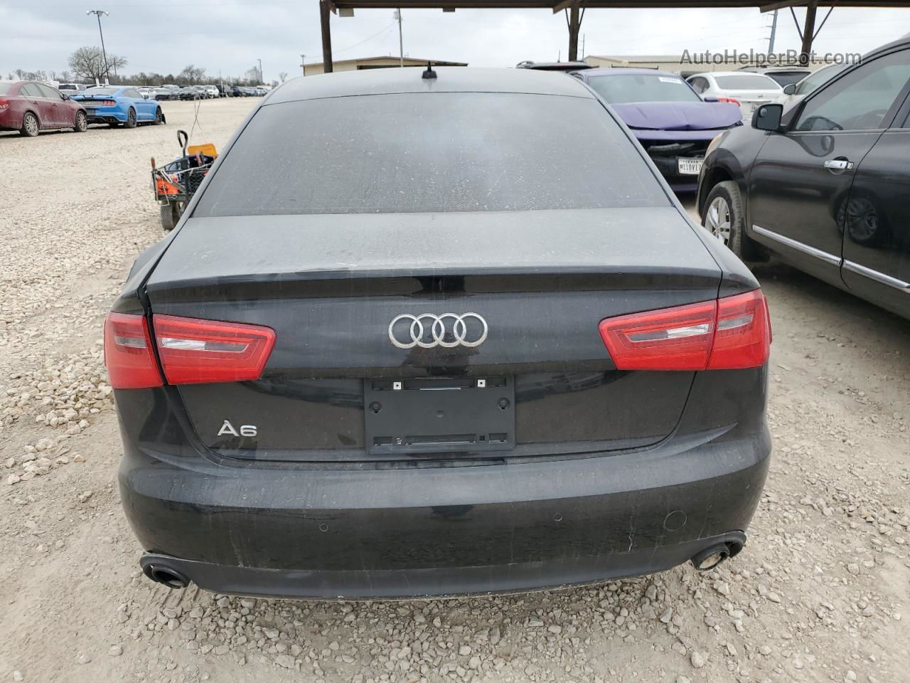 2013 Audi A6 Premium Plus Black vin: WAUGFAFC7DN146549