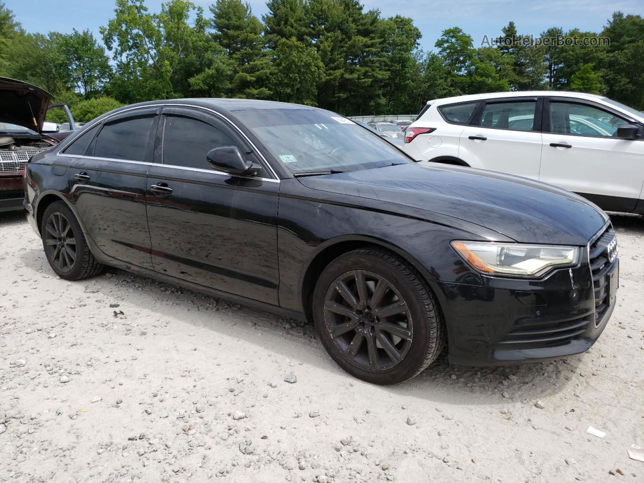 2014 Audi A6 Premium Plus Black vin: WAUGFAFC7EN024954