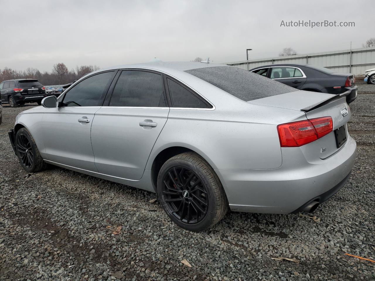 2014 Audi A6 Premium Plus Silver vin: WAUGFAFC7EN057260