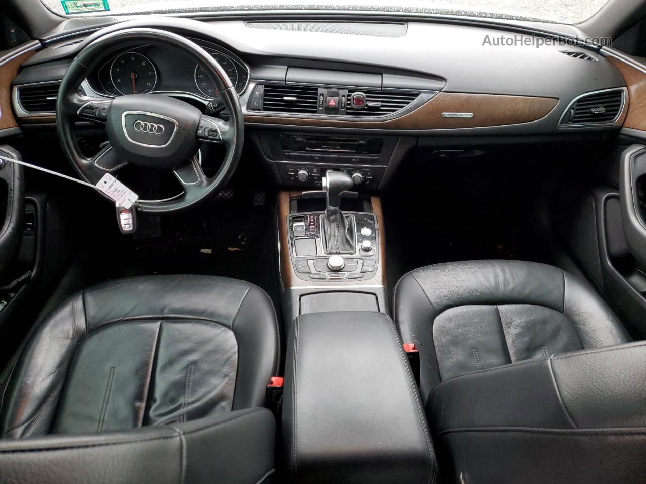 2014 Audi A6 Premium Plus Серебряный vin: WAUGFAFC7EN057260