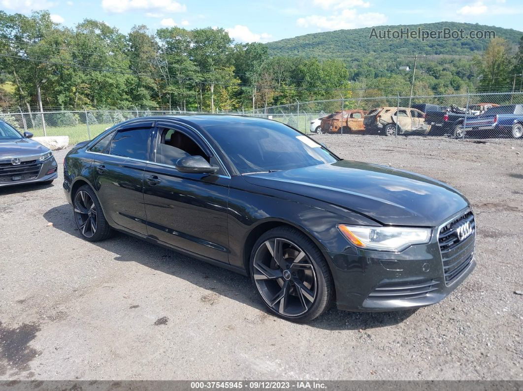 2014 Audi A6 2.0t Premium Black vin: WAUGFAFC7EN082949