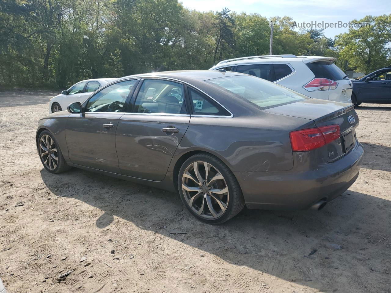 2014 Audi A6 Premium Plus Charcoal vin: WAUGFAFC7EN083664