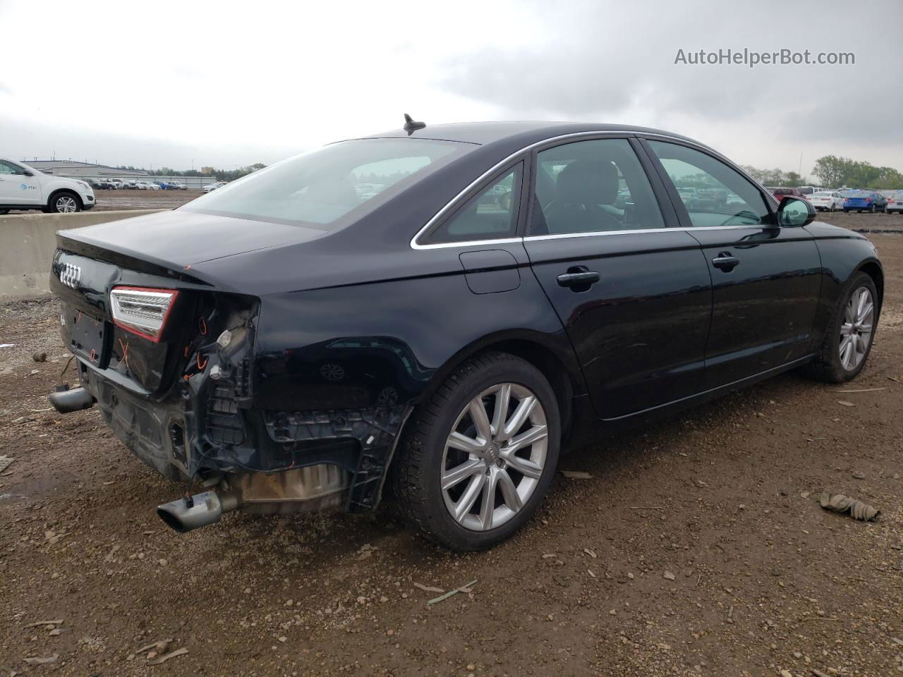 2014 Audi A6 Premium Plus Black vin: WAUGFAFC7EN095880