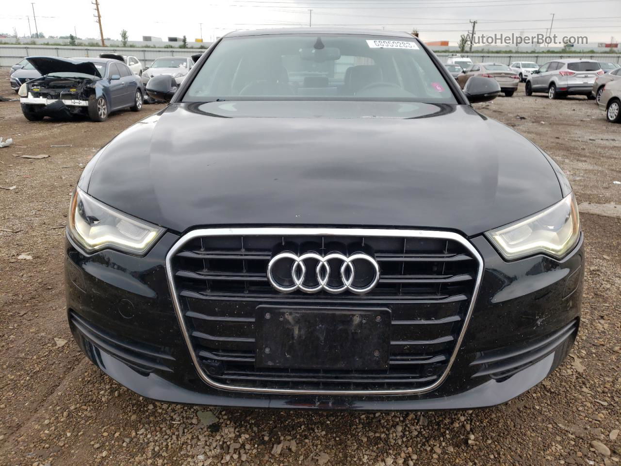 2014 Audi A6 Premium Plus Черный vin: WAUGFAFC7EN095880