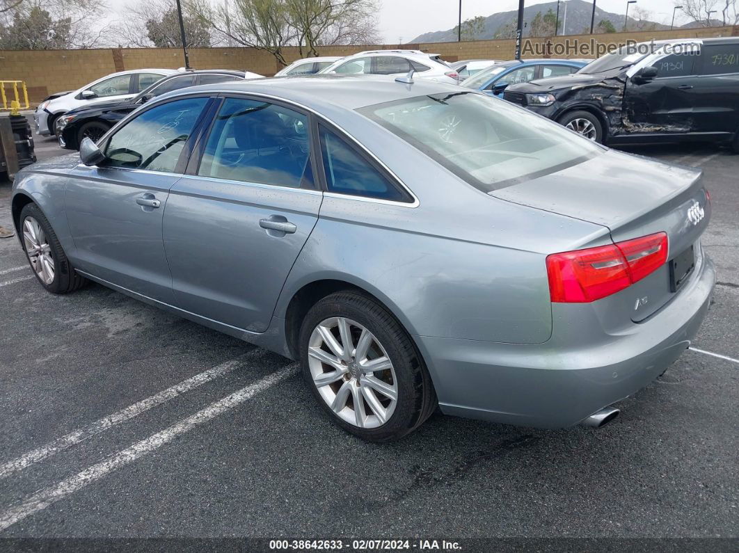 2013 Audi A6 2.0t Premium Silver vin: WAUGFAFC8DN019485