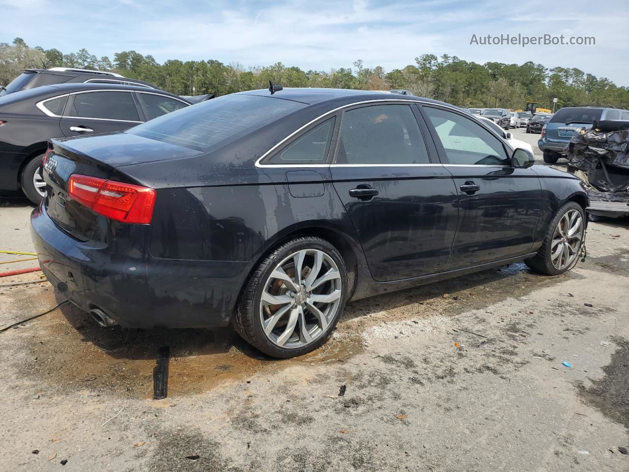 2013 Audi A6 Premium Plus Gray vin: WAUGFAFC8DN028106