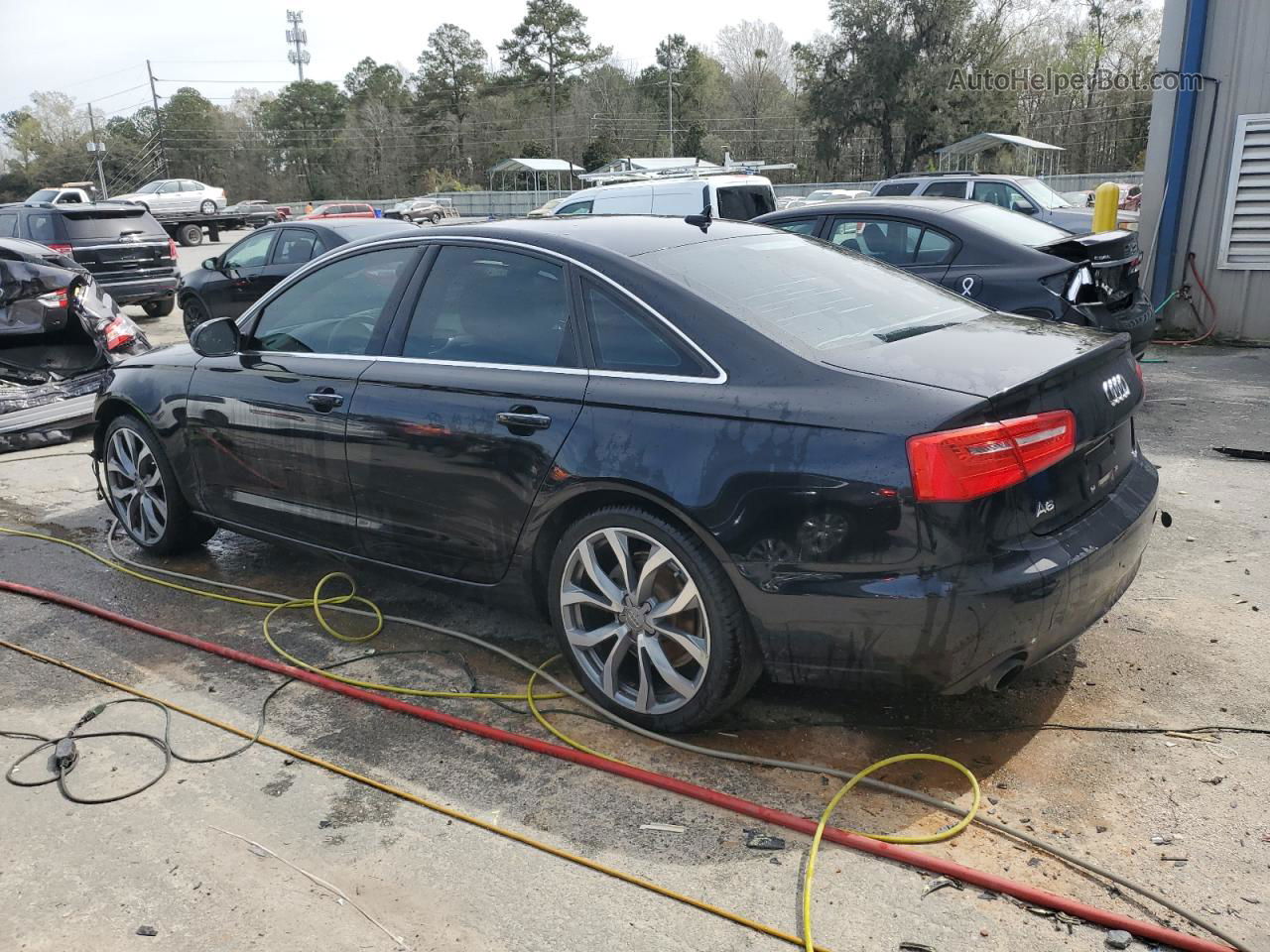 2013 Audi A6 Premium Plus Gray vin: WAUGFAFC8DN028106