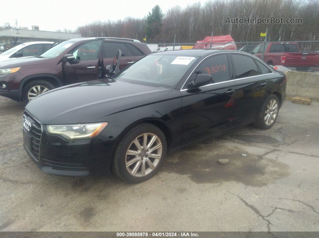 2013 Audi A6 2.0t Premium Черный vin: WAUGFAFC8DN085342