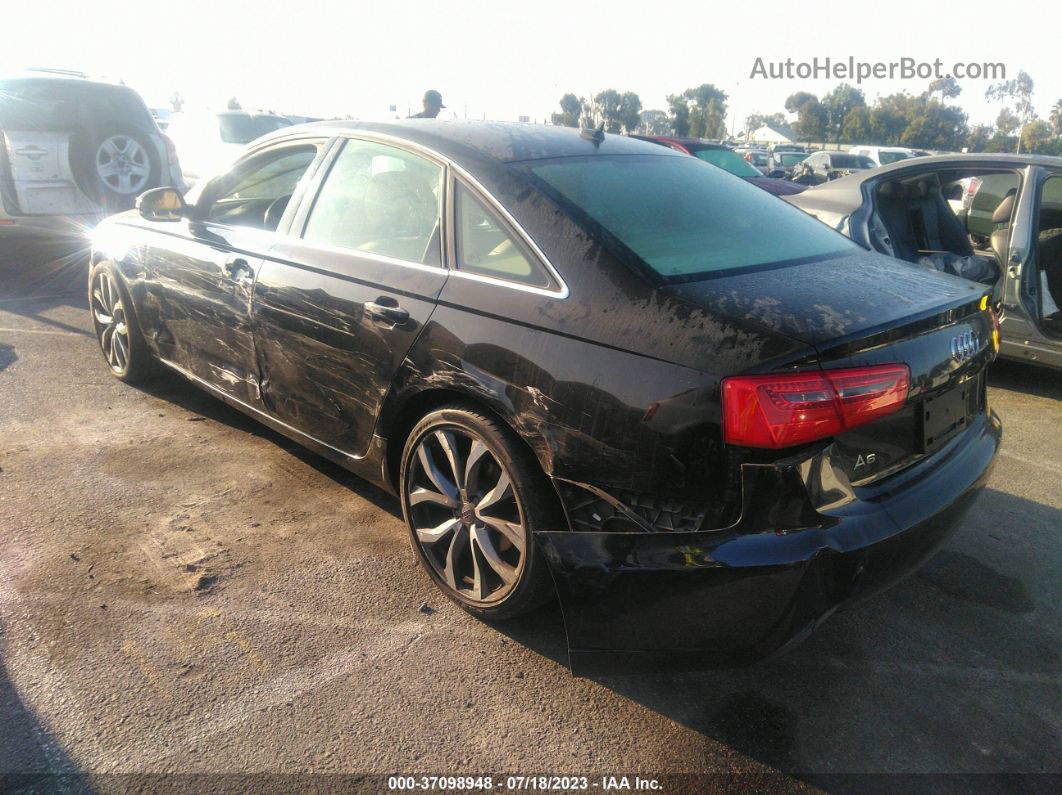 2013 Audi A6 2.0t Premium Black vin: WAUGFAFC8DN090170