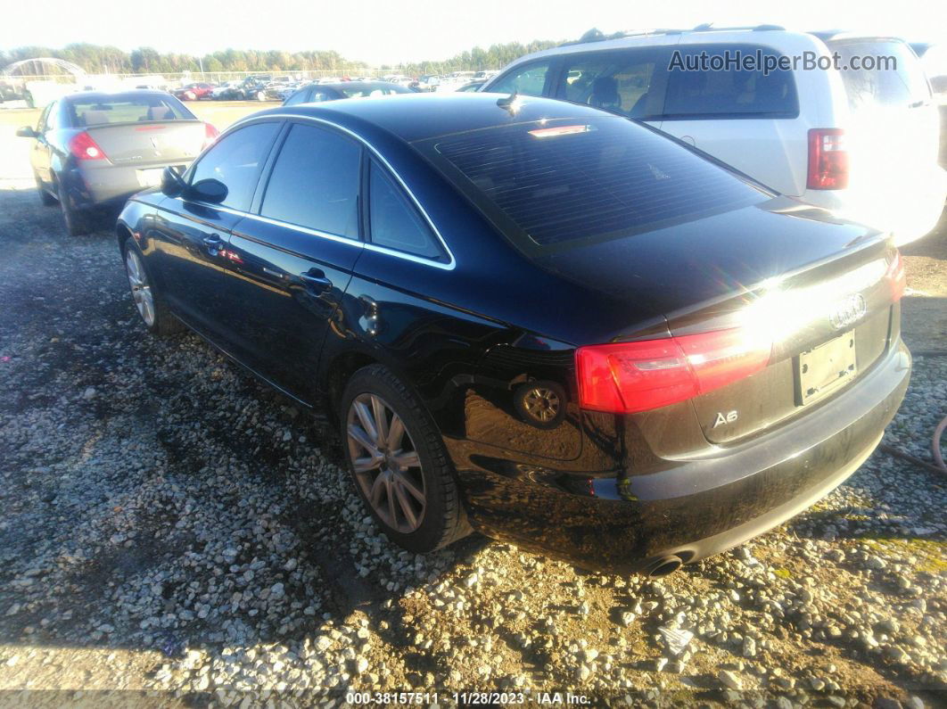 2013 Audi A6 2.0t Premium Plus Black vin: WAUGFAFC8DN153378