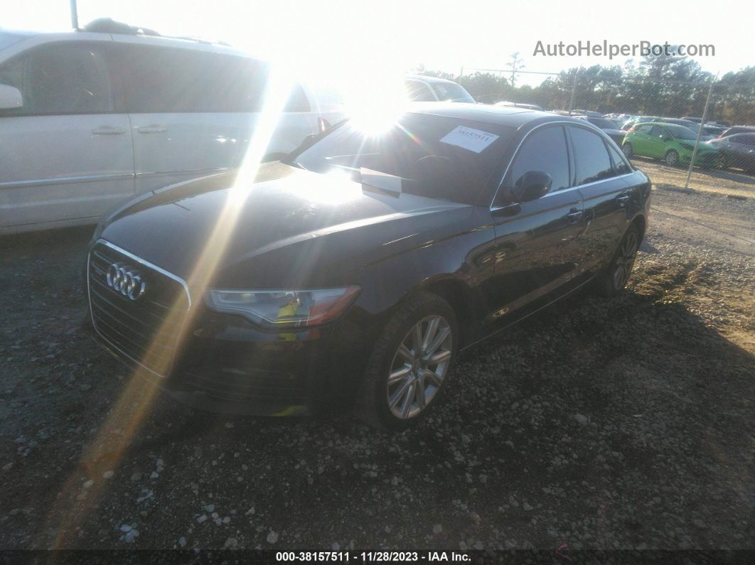 2013 Audi A6 2.0t Premium Plus Black vin: WAUGFAFC8DN153378