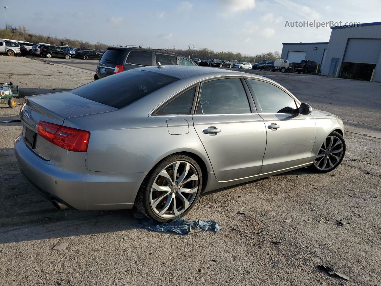 2014 Audi A6 Premium Plus Серый vin: WAUGFAFC8EN060510