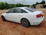 2014 Audi A6 Premium Plus White vin: WAUGFAFC8EN157626