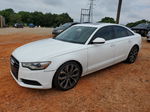 2014 Audi A6 Premium Plus White vin: WAUGFAFC8EN157626