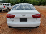 2014 Audi A6 Premium Plus White vin: WAUGFAFC8EN157626